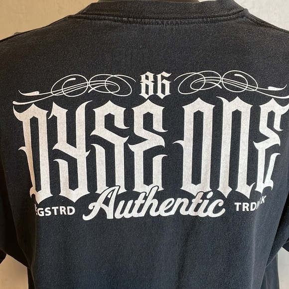 Dyse One Texas Bandana Print Graphic Tee Black Rare Size X-Large EUC - Picture 4 of 7